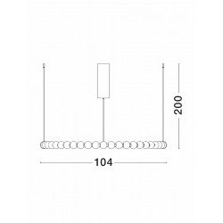 MOCA LAMPA WISZĄCA LE42750  Luces Exclusivas